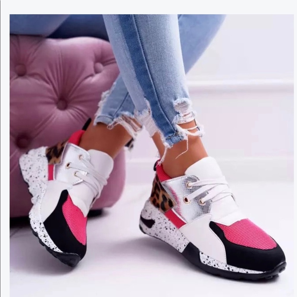 leopard sneakers